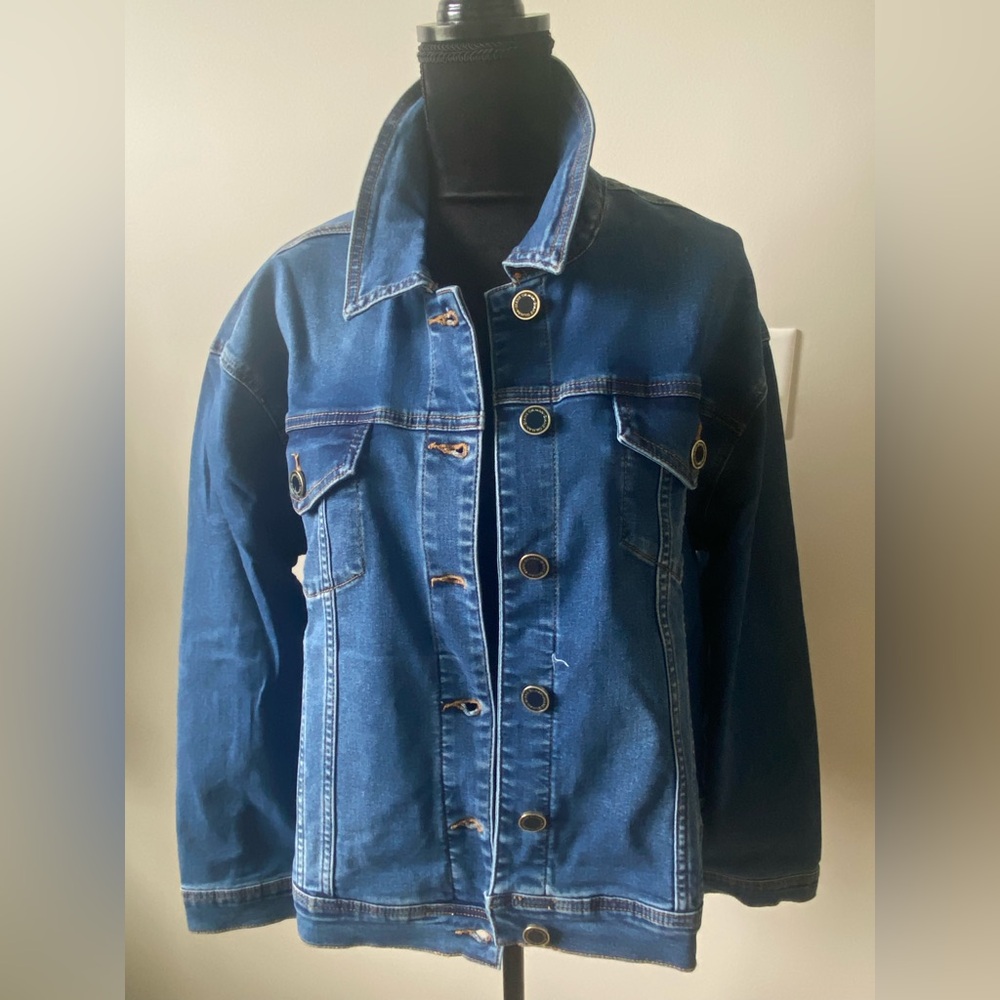 DG2 by Diane Gilman Classic Indigo Jean Jacket